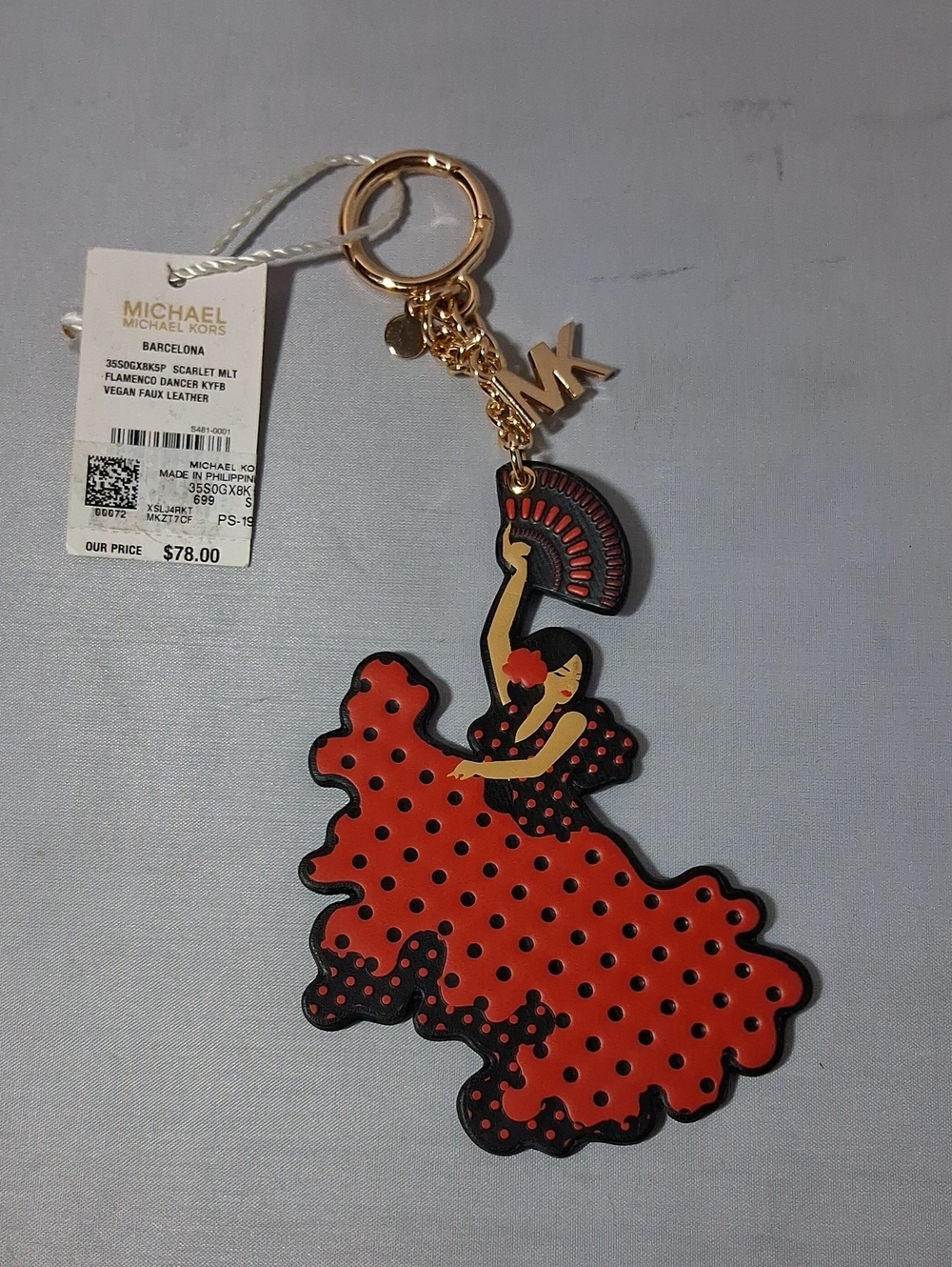 Michael Kors purse charm, Flamenco dancer